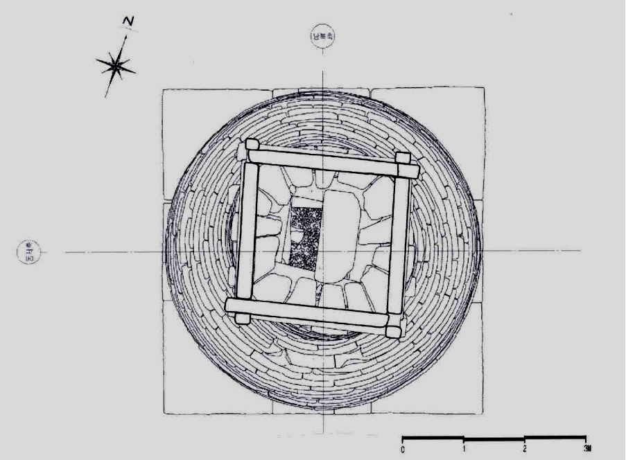 Floor plan of the roof. Drawing © National Resear