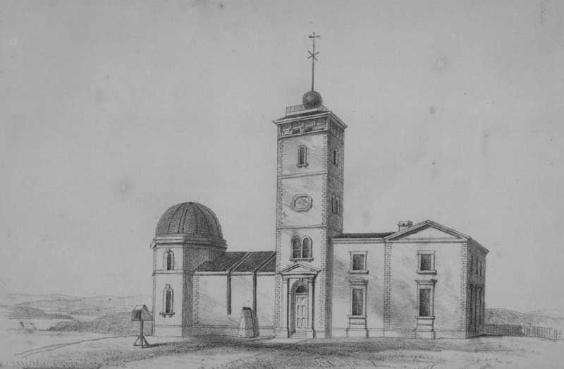 Sydney Observatory in 1858. Drawing from William S