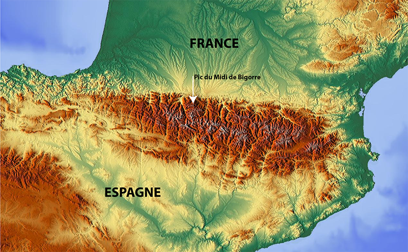 <strong>Fig. 1</strong>. Locality of the Pic du Mi