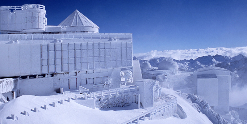 <strong>Fig. 42</strong>. L’hiver au Pic du Midi