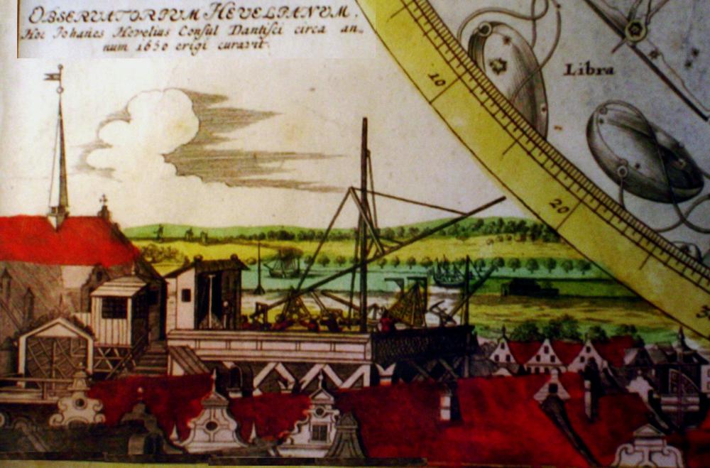 Hevelius’ observatory in Danzig (Doppelmayr, J.G