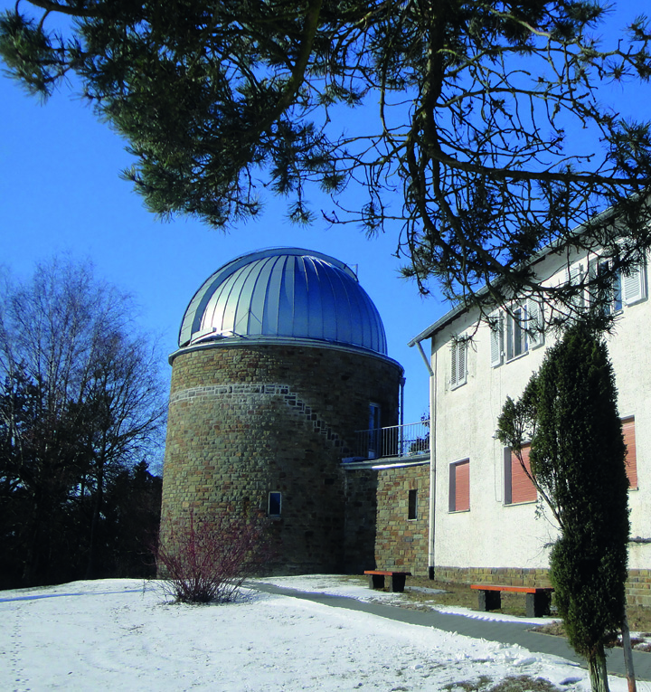 OHL Tower 1 with the Schmidt Telescope (Photo: Gud
