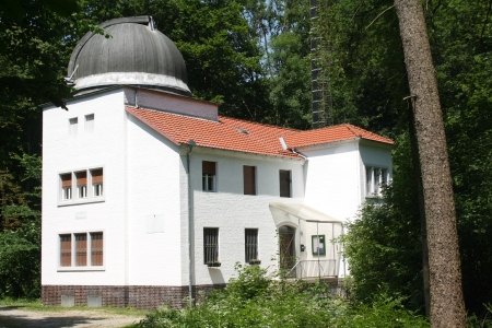 Hainberg Observatory with solar tower and astrogra
