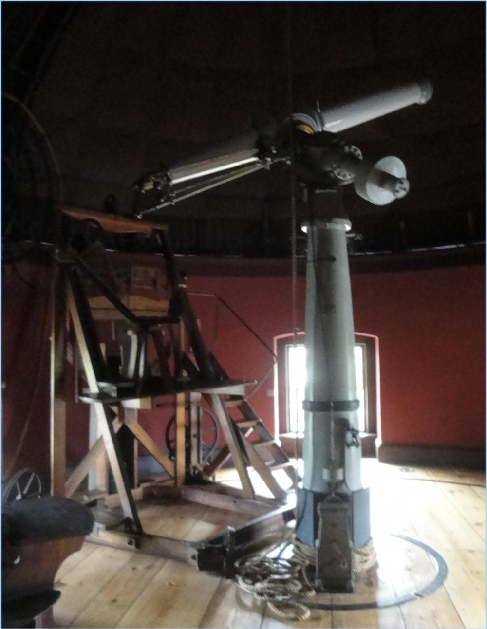 Refractor in the dome of Göttingen Observator