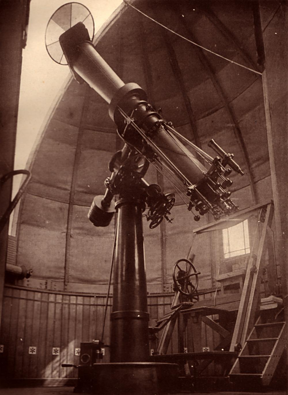 18.4-cm-Heliometer, optics by Merz of Munich, moun