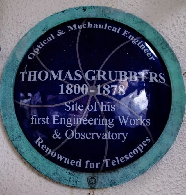 Plaque for the Grubb firm, which started in 6 Cana