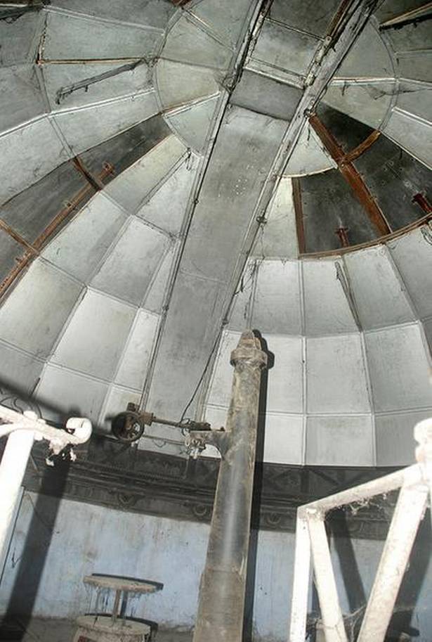 Refractor in the dome of the Observatrory of Langa