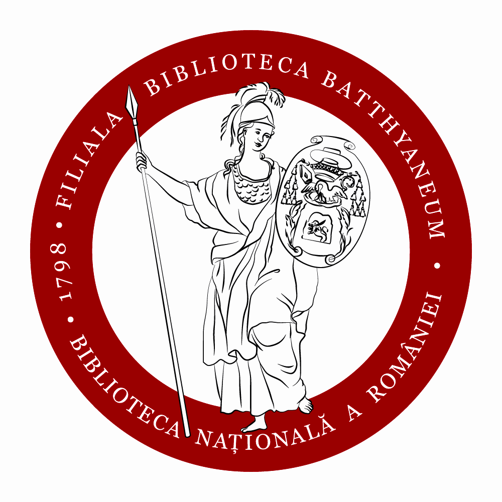 Biblioteca Batthyaneum, logo with Athena, Alba Iul