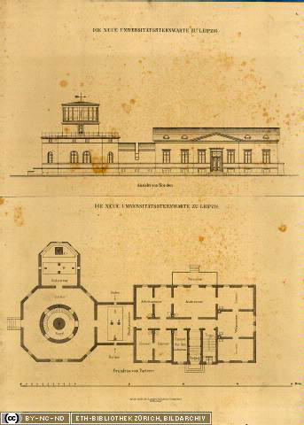 New Leipzig Observatory (1861), (ETHBIB, Bildarchi