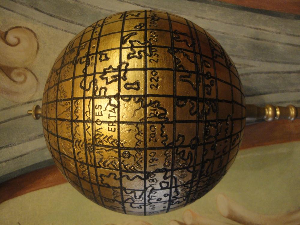Detail of the Jagiellonian Earth Globe (Photo: Gud