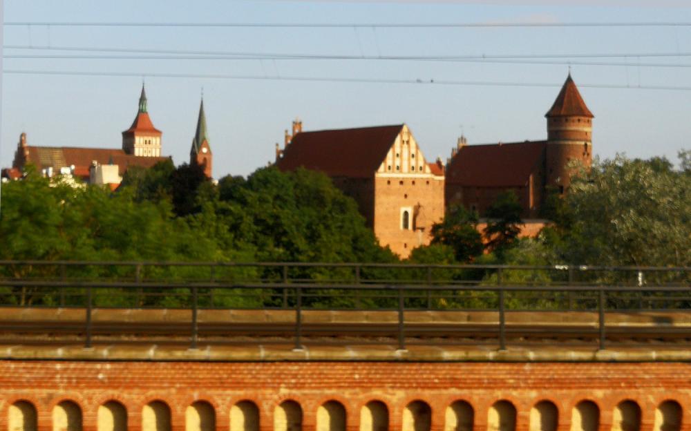 Castle Allenstein/Olsztyn with the keep (Photo: Gu