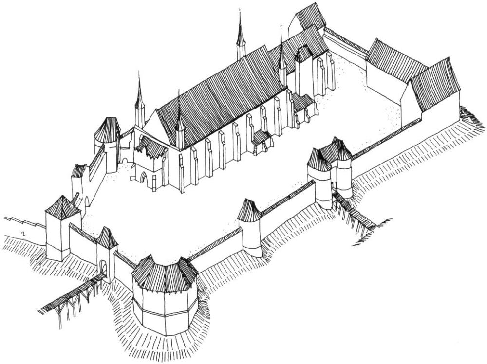 Reconstruction of the cathedral hill in the late M