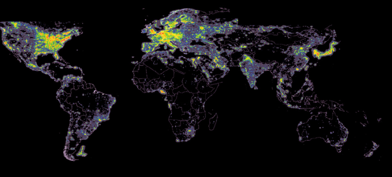 <i>The World Atlas of Artificial Night Sky Brightn