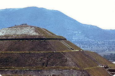 Pyramid of the Sun, Teotihuacan, Mexico. Photograp